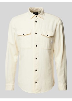 Koszula casualowa o kroju slim fit z kieszeniami na piersi model ‘Marine’ ze sklepu Peek&Cloppenburg  w kategorii Koszule męskie - zdjęcie 173629503