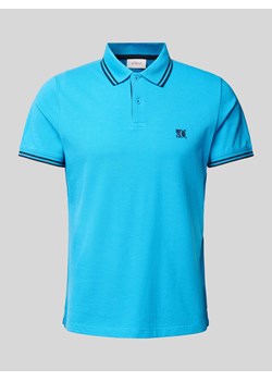 Koszulka polo z nadrukiem z logo ze sklepu Peek&Cloppenburg  w kategorii T-shirty męskie - zdjęcie 173629601