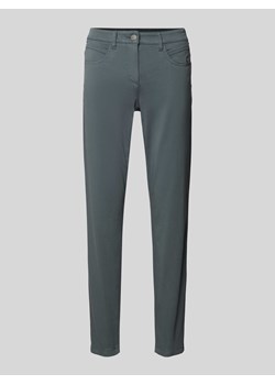 Spodnie materiałowe o kroju regular fit z 5 kieszeniami ze sklepu Peek&Cloppenburg  w kategorii Spodnie męskie - zdjęcie 173629661