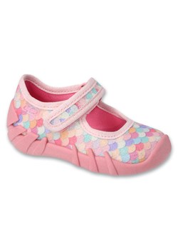 Befado obuwie dziecięce 109N262 różowe ze sklepu ButyModne.pl w kategorii Kapcie dziecięce - zdjęcie 173630040