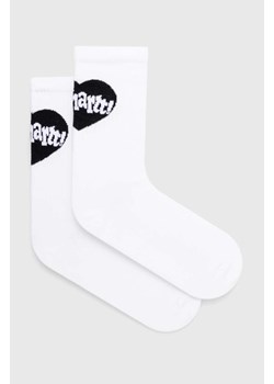 Carhartt WIP skarpetki Amour Socks męskie kolor biały I033618.00AXX ze sklepu PRM w kategorii Skarpetki męskie - zdjęcie 173631134
