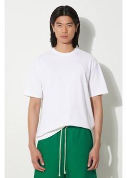 Puma t-shirt bawełniany MMQ męski kolor beżowy gładki 624009 ze sklepu PRM w kategorii T-shirty męskie - zdjęcie 173631221