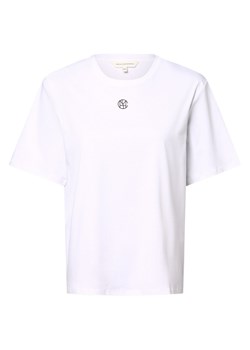 Msch Copenhagen Koszulka damska - MSCHMelea Kobiety Bawełna biały jednolity ze sklepu vangraaf w kategorii Bluzki damskie - zdjęcie 173632384