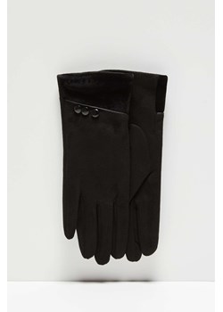 Rękawiczki z ozdobnymi guzikami ze sklepu Moodo.pl w kategorii Rękawiczki damskie - zdjęcie 173635240