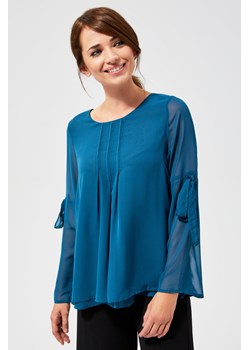Koszula z wiązaniem przy rękawach ze sklepu Moodo.pl w kategorii Bluzki damskie - zdjęcie 173635323