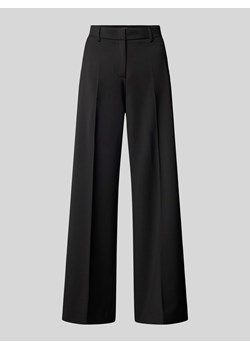 Spodnie materiałowe z szeroką nogawką w kant model ‘VISIVO’ ze sklepu Peek&Cloppenburg  w kategorii Spodnie damskie - zdjęcie 173636441
