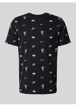 T-shirt z nadrukiem z logo ze sklepu Peek&Cloppenburg  w kategorii T-shirty męskie - zdjęcie 173636572