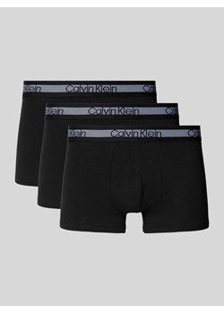 Obcisłe bokserki z elastycznym paskiem z logo w zestawie 3 szt. ze sklepu Peek&Cloppenburg  w kategorii Majtki męskie - zdjęcie 173636662