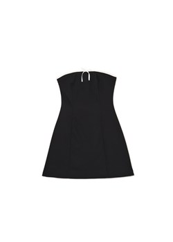 Cropp - Sukienka mini z kontrastową lamówką - czarny ze sklepu Cropp w kategorii Sukienki - zdjęcie 173637002