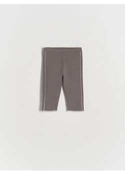 Reserved - Krótkie legginsy - ciemnoszary ze sklepu Reserved w kategorii Spodnie i półśpiochy - zdjęcie 173637310