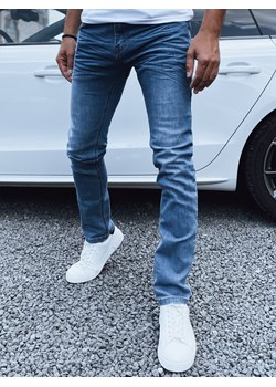 Spodnie męskie jeansowe niebieskie Dstreet UX4417 ze sklepu DSTREET.PL w kategorii Jeansy męskie - zdjęcie 173637412
