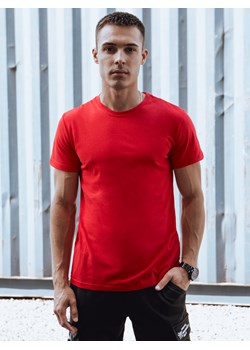 T-shirt męski bez nadruku czerwony Dstreet RX5600 ze sklepu DSTREET.PL w kategorii T-shirty męskie - zdjęcie 173637422