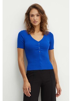 Morgan t-shirt MARTIG kolor niebieski MARTIG ze sklepu ANSWEAR.com w kategorii Bluzki damskie - zdjęcie 173638072