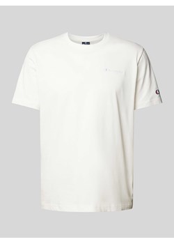 T-shirt z wyhaftowanym logo ze sklepu Peek&Cloppenburg  w kategorii T-shirty męskie - zdjęcie 173638423