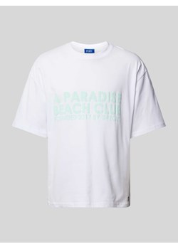 T-shirt o kroju oversized z nadrukiem z logo ze sklepu Peek&Cloppenburg  w kategorii T-shirty męskie - zdjęcie 173638432