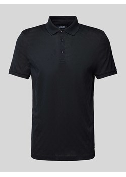 Koszulka polo kroju regular fit z fakturowanym wzorem model ‘Blake’ ze sklepu Peek&Cloppenburg  w kategorii T-shirty męskie - zdjęcie 173638603