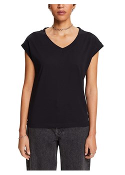 ESPRIT Koszulka w kolorze czarnym ze sklepu Limango Polska w kategorii Bluzki damskie - zdjęcie 173638901