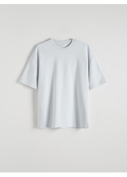 Reserved - Gładki T-shirt oversize - jasnoniebieski ze sklepu Reserved w kategorii T-shirty męskie - zdjęcie 173639580