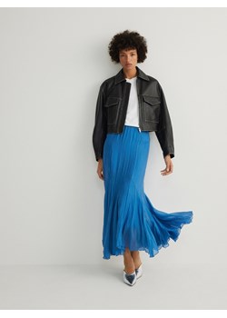 Reserved - Spódnica maxi z lyocellem - niebieski ze sklepu Reserved w kategorii Spódnice - zdjęcie 173639633