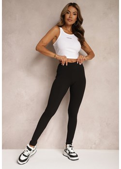 Czarne Legginsy Wenatia ze sklepu Renee odzież w kategorii Spodnie damskie - zdjęcie 173641084