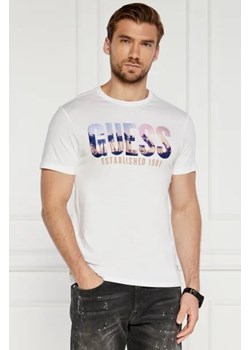 GUESS T-shirt CITY OF PALMS | Slim Fit ze sklepu Gomez Fashion Store w kategorii T-shirty męskie - zdjęcie 173641964