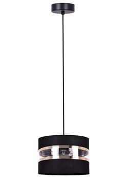 Czarna nowoczesna lampa wisząca z abażurem - A536-Vakra ze sklepu Edinos.pl w kategorii Lampy wiszące - zdjęcie 173642962