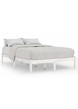 Białe nowoczesne drewniane łóżko 120x200 cm - Vilmo 4X ze sklepu Edinos.pl w kategorii Łóżka i materace - zdjęcie 173643421
