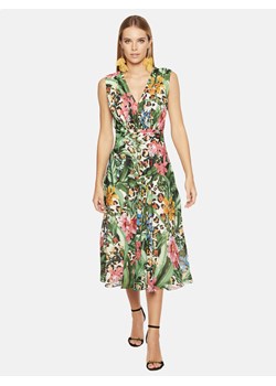 Sukienka midi w tropikalne kwiaty L'AF Brianna ze sklepu Eye For Fashion w kategorii Sukienki - zdjęcie 173645321