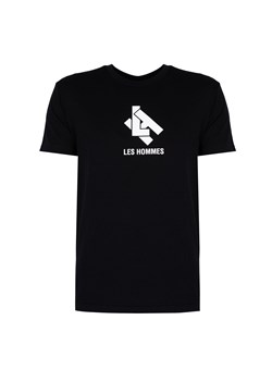 Les Hommes T-Shirt "New Logo" | LBT1009700P | Mężczyzna | Czarny ze sklepu ubierzsie.com w kategorii T-shirty męskie - zdjęcie 173645404