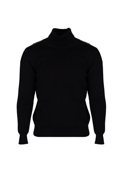Les Hommes Sweter "Turtle" | LBK1000585U | Mężczyzna | Czarny ze sklepu ubierzsie.com w kategorii Swetry męskie - zdjęcie 173645500