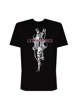Les Hommes T-Shirt "Skeleton" | LBT1025700P | Mężczyzna | Czarny ze sklepu ubierzsie.com w kategorii T-shirty męskie - zdjęcie 173645524