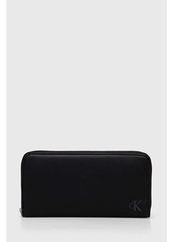Calvin Klein Jeans portfel damski kolor czarny K60K612704 ze sklepu ANSWEAR.com w kategorii Portfele damskie - zdjęcie 173646034