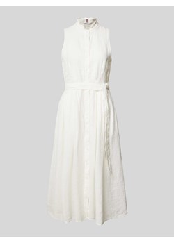Sukienka midi z wiązanym paskiem ze sklepu Peek&Cloppenburg  w kategorii Sukienki - zdjęcie 173646921
