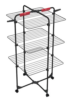 Vileda Suszarka "Mixer 3 Ultimate" w kolorze czarnym na pranie ze sklepu Limango Polska w kategorii Akcesoria łazienkowe - zdjęcie 173648601