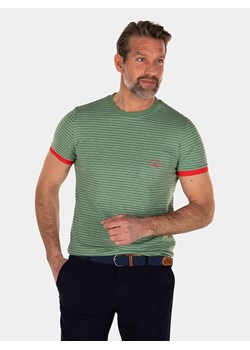 NEW ZEALAND AUCKLAND Koszulka &quot;Tarleton&quot; w kolorze zielono-czerwonym ze sklepu Limango Polska w kategorii T-shirty męskie - zdjęcie 173648992