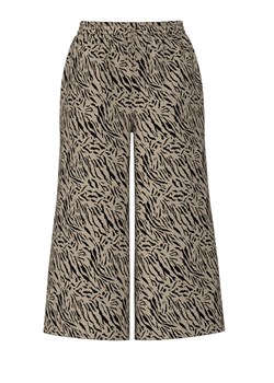 Pieces Spodnie w kolorze beżowo-czarnym ze sklepu Limango Polska w kategorii Spodnie damskie - zdjęcie 173649004