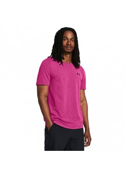 Męska koszulka treningowa Under Armour UA Vanish Seamless SS - różowa ze sklepu Sportstylestory.com w kategorii T-shirty męskie - zdjęcie 173651800