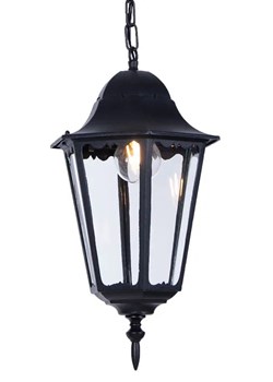 Czarna lampa wisząca ogrodowa retro - S353-Tirma ze sklepu Edinos.pl w kategorii Oświetlenie ogrodowe - zdjęcie 173652152