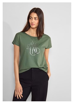 Street One Koszulka w kolorze oliwkowym ze sklepu Limango Polska w kategorii Bluzki damskie - zdjęcie 173653110