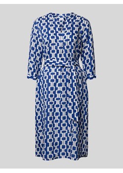 Sukienka lniana z wiązanym paskiem model ‘Washer!’ ze sklepu Peek&Cloppenburg  w kategorii Sukienki - zdjęcie 173653924