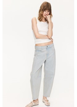 H & M - Super Barrel Regular Jeans - Niebieski ze sklepu H&M w kategorii Jeansy damskie - zdjęcie 173656700