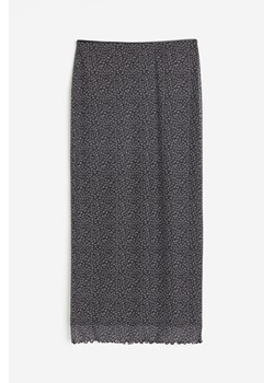 H & M - Siateczkowa spódnica ołówkowa - Czarny ze sklepu H&M w kategorii Spódnice - zdjęcie 173656750