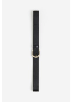 H & M - Pasek skórzany - Czarny ze sklepu H&M w kategorii Paski damskie - zdjęcie 173656760