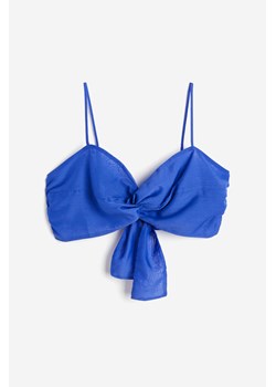 H & M - Krótki top plażowy - Niebieski ze sklepu H&M w kategorii Stroje kąpielowe - zdjęcie 173656772