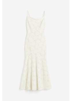H & M - Sukienka z żakardowej tkaniny - Biały ze sklepu H&M w kategorii Sukienki - zdjęcie 173656814