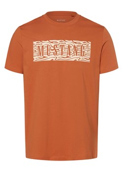 Mustang Koszulka męska - Styl Austin Mężczyźni Bawełna sjena nadruk ze sklepu vangraaf w kategorii T-shirty męskie - zdjęcie 173657722