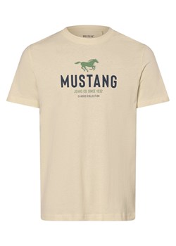 Mustang Koszulka męska - Styl Austin Mężczyźni Bawełna cytrynowy nadruk ze sklepu vangraaf w kategorii T-shirty męskie - zdjęcie 173657724