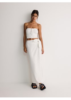 Reserved - Spódnica maxi z wiskozy - biały ze sklepu Reserved w kategorii Spódnice - zdjęcie 173658360