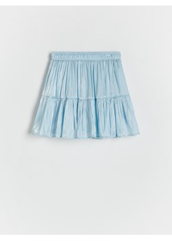 Reserved - Spódnica z metalicznym efektem - jasnoturkusowy ze sklepu Reserved w kategorii Spódnice dziewczęce - zdjęcie 173658764