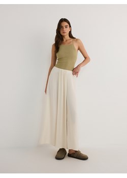 Reserved - Spodnie culotte - złamana biel ze sklepu Reserved w kategorii Spódnice - zdjęcie 173658954